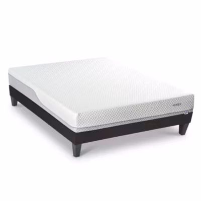 Ensemble Everbed 180×200 cm Matelas Mousse + Sommier Bois