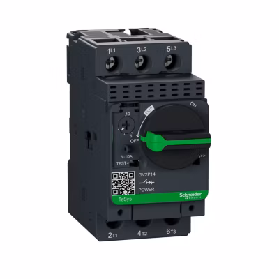 Gv2p14 – Disjoncteur Moteur Schneider Gv2p – 6 à 10a – 3p 3d – Déclencheur Magnéto-thermique