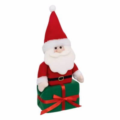 Personnage père noël cadeaux 35cm – feeric lights & christmas