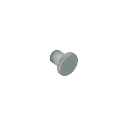 Bouton de meuble en zamac finition chrome mat d 24 mm avec vis incluse