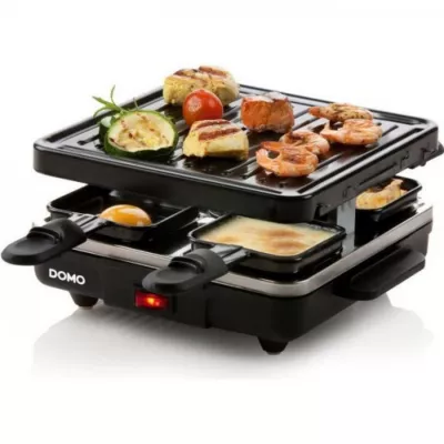 Appareil a Raclette DOMO –  Grill DO9147G 4 personnes