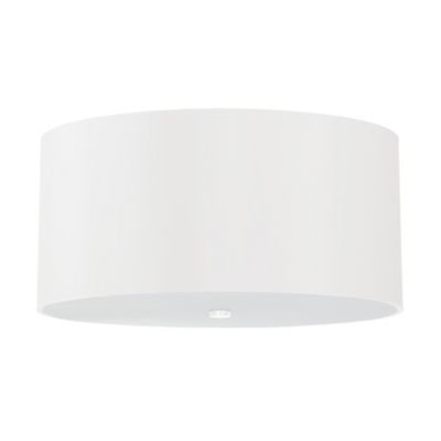 Plafonnier en tissu/verre/acier 5 lampes 50x50x30cm Sollux