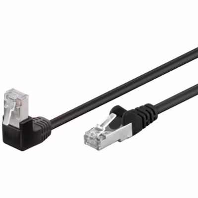 Câble RJ45 Cat5e coudé blindé 25cm GOOBAY