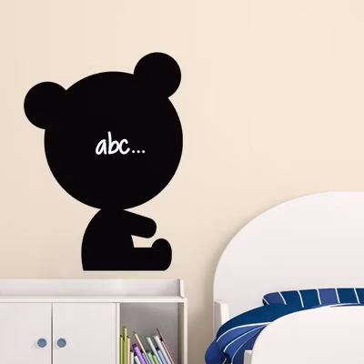 Sticker ardoise tableau noir – stickers muraux adhésif effaçable – DESIGN NOUNOURS – 75x55cm