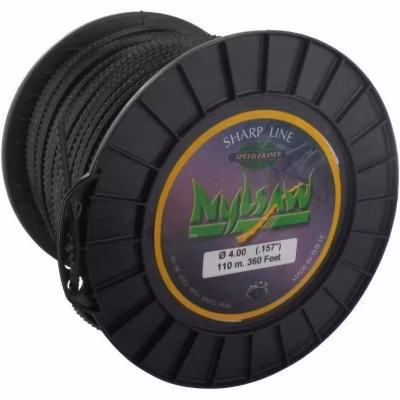 Bobine fil nylon NYLSAW – Longueur: 110m, : 4,00mm