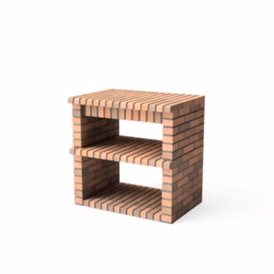 MOVELAR – Module latéral VOLTERRA pour Barbecue en Béton Préfabriqué – Usage Extérieur