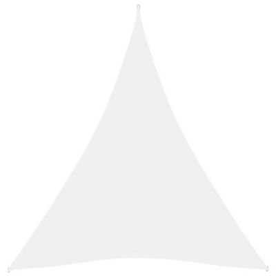 vidaXL Voile de parasol Tissu Oxford triangulaire 4x5x5 m Blanc
