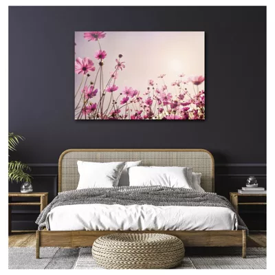 Tableau toile en kit SIESTE PRINTANIERE 140 x 95 cm – Toile textile sans PVC, Made in France par Scenolia