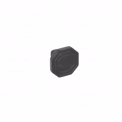 Boutons pour meubles en zamac Diamètre 30 x 23 Vernis noir mat