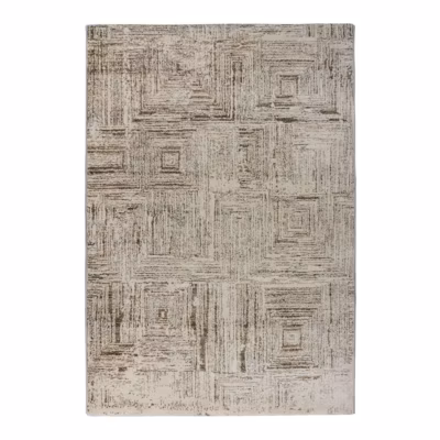 Tapis moderne crème abstrait Xiva 150×80 CM – Crème