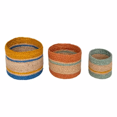 3 paniers Jackson jute – Atmosphera