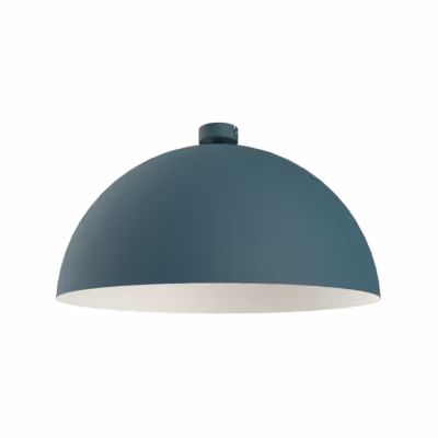 LUMICOM – CASSIS Plafonnier, 1XE27, max 42W, mètal, bleu méditerranéen/blanc, D60cm