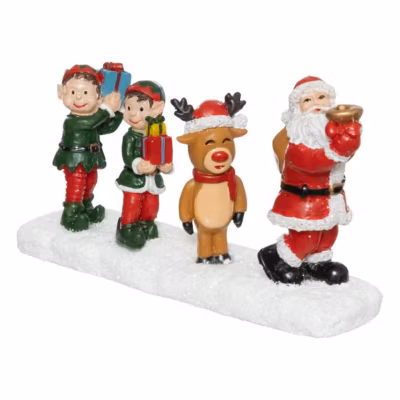 Santon pour village 3 personnages h.6,5cm – feeric lights & christmas