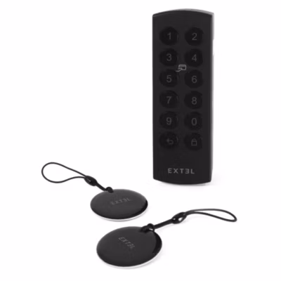 Clavier sans fil bluetooth – Lecteur de badges – pour serrure connectée Extel Lock – Extel – 720101