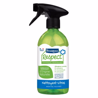 Nettoyant vitres Starwax Respect Menthe poivrée 500ml