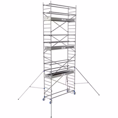 Echaffaudage roulant aluminium CROSS 250 – Hauteur travail max 3.85M – 26404720