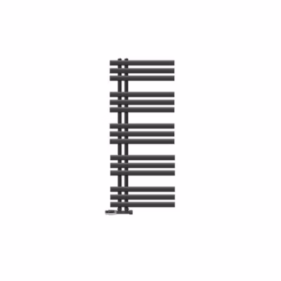 LuxeBath Radiateur de Salle de Bain Iron EM 500×1200 mm Anthracite Raccord Central