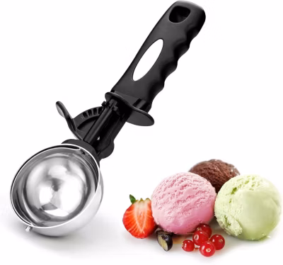 Cuillère à glace 73 ml avec gâchette ergonomique