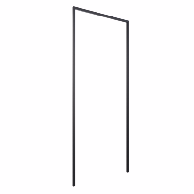 Tapée d'isolation pour porte acier noir 100 mm Radex