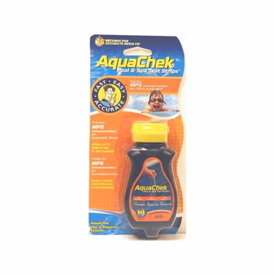 Bandelettes test eau piscine AQUACHEK analyse Oxy poudre/pH/TAC – x 50