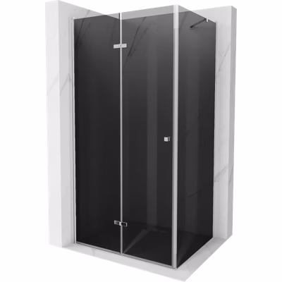 Mexen Lima cabine de douche pliante 90 x 100 cm, graphite, chromé – 856-090-100-01-40
