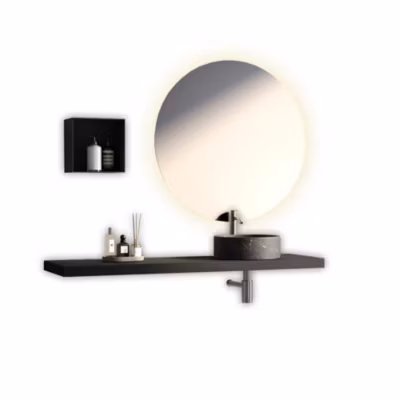 Ensemble 4 pièces SOLMIRA anthracite/marquinia