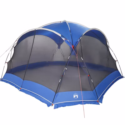 Tente moustiquaire avec toit Bleu azure 434 x 434 x 230 cm vidaXL