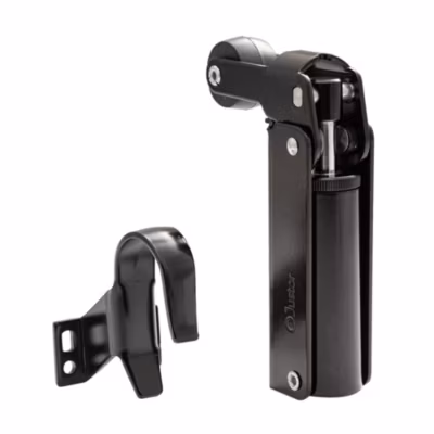 Frein de rétention force 30 N en aluminium Noir pour porte jusquà 15 KG
