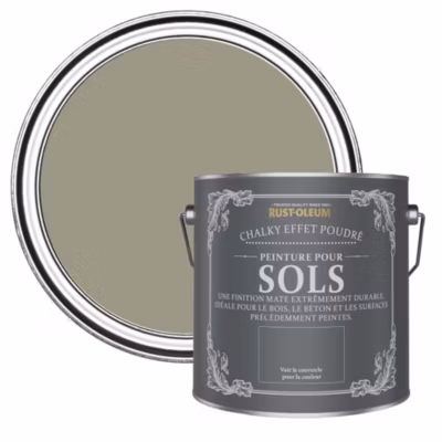Peinture Mate Marron pour Sols en bois ou béton Chalky – RUST-OLEUM – Racine 2,5L