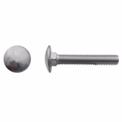 50 Vis Tête Ronde Collet Carré TRCC 10 x 120 mm – DIN 603 – Inox A2 – D-Work