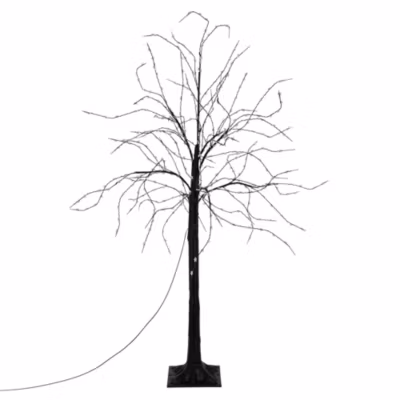 Arbre de Noel décoratif 120 cm avec 480 LED blanc chaud branches flexibles IP44