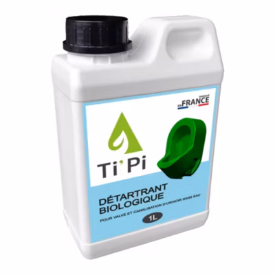 Détratrant biologique universel 1 litre Ti&rsquo;Pi – Multifonctions – Valve et canalisations – Pratique – Equipé d&rsquo;un bouchon doseur