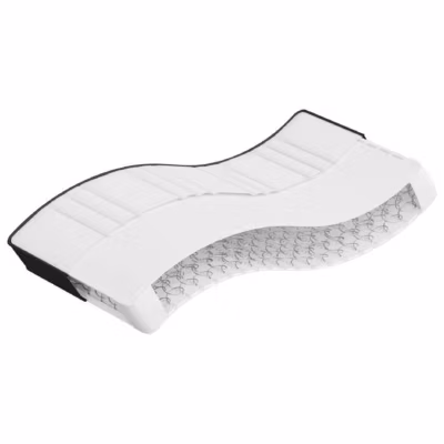 vidaXL Matelas à ressorts bonnell moyen 90×190 cm 372928