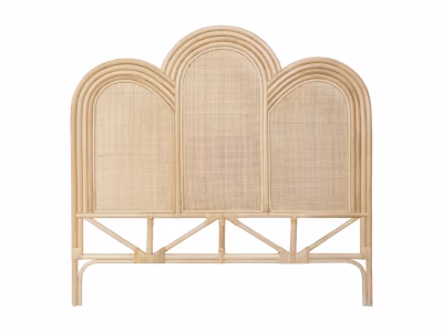 Tête de lit 140 cm – Rotin – Naturel – JAKOBIA