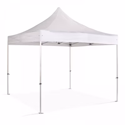 Tonnelle pliante en alu 4x4m blanc  Oviala