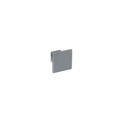 Bouton de meuble en zamac finition chrome mat d 30 mm avec vis incluse