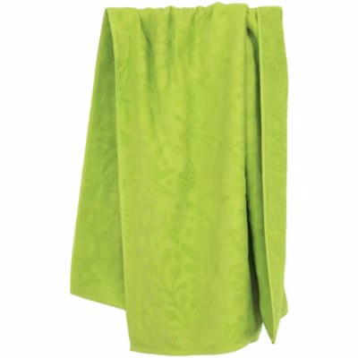 Drap de plage en éponge coton 480 g/m² 75×150 cm LOVINA vert