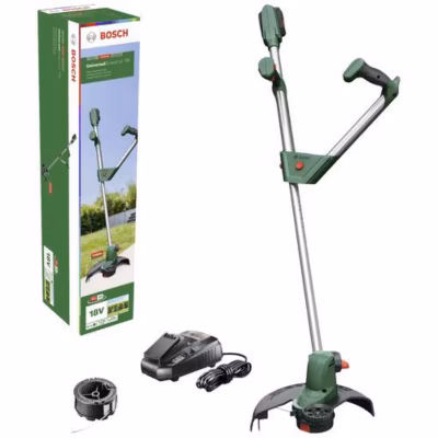 Bosch UniversalGrassCut 18V-26 sans fil – coupe-bordure sur batterie, IntelliFEED, poignée en V