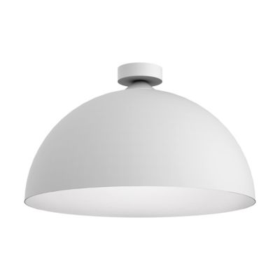 LUMICOM – CASSIS Plafonnier, 1XE27, max 42W, métal, blanc mat, D40cm