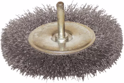brosse circulaire d50 fil 0.30 acier ondule tige de 6×30 – 330.050v – leman
